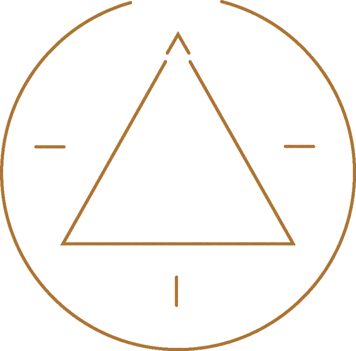 The Whitlock Trail triangle-and-circle symbol
